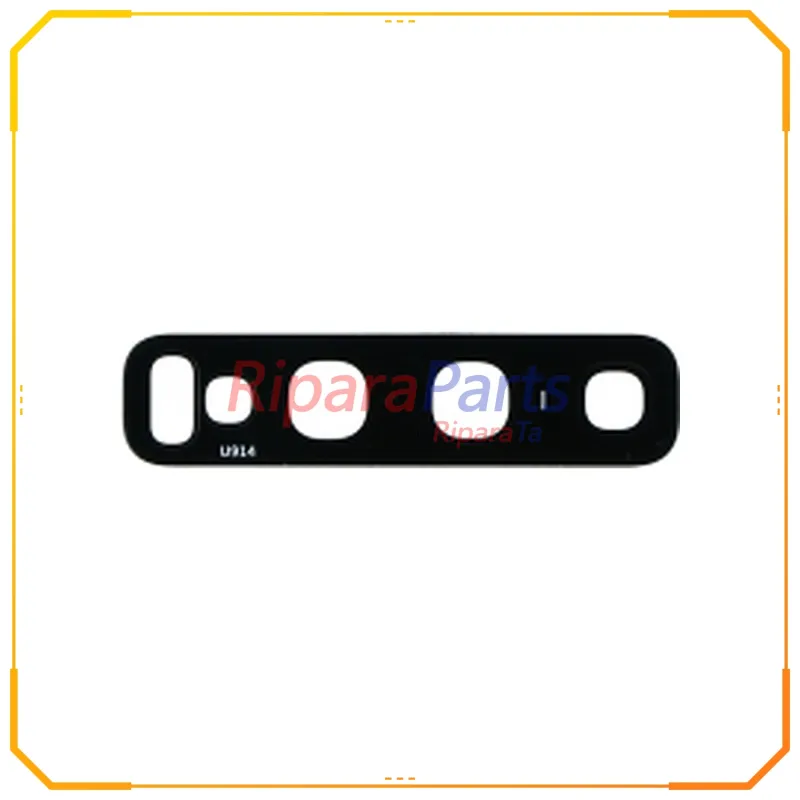 VETRINO LENTE FOTOCAMERA POSTERIORE PER SAMSUNG GALAXY S10 SM-G973 / S10+ SM-G975 NERO