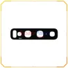 VETRINO LENTE FOTOCAMERA POSTERIORE PER SAMSUNG GALAXY S10 SM-G973 / S10+ SM-G975 NERO