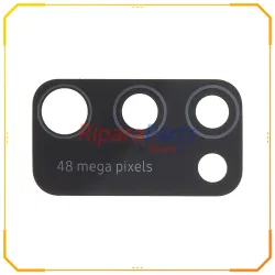 VETRINO LENTE FOTOCAMERA POSTERIORE PER SAMSUNG GALAXY A41 SM-A415 NERO