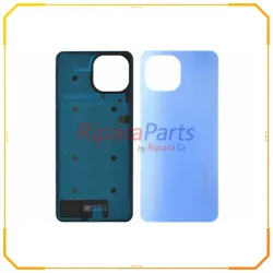 BACK COVER COPRIBATTERIA + ADESIVI ORIGINALE PER XIAOMI MI 11 LITE 5G NE BLU BUBBLEGUM SERVICE PACK