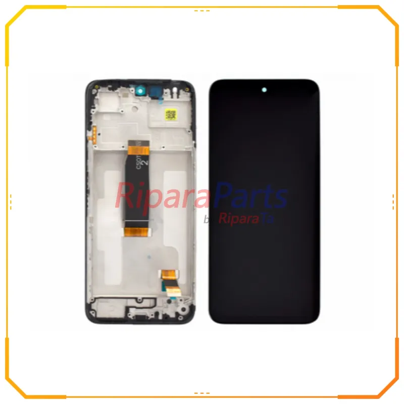 DISPLAY LCD TOUCH+FRAME SERVICE PACK ORIGINALE PER XIAOMI REDMI 13 4G POCO M6 4G NERO