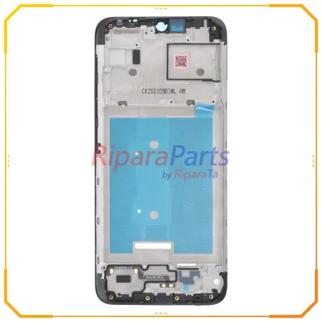 FRAME CORNICE TELAIO FRONTALE SUPPORTO DISPLAY PER MOTOROLA MOTO E7 POWER / E7I POWER XT2097 NERO