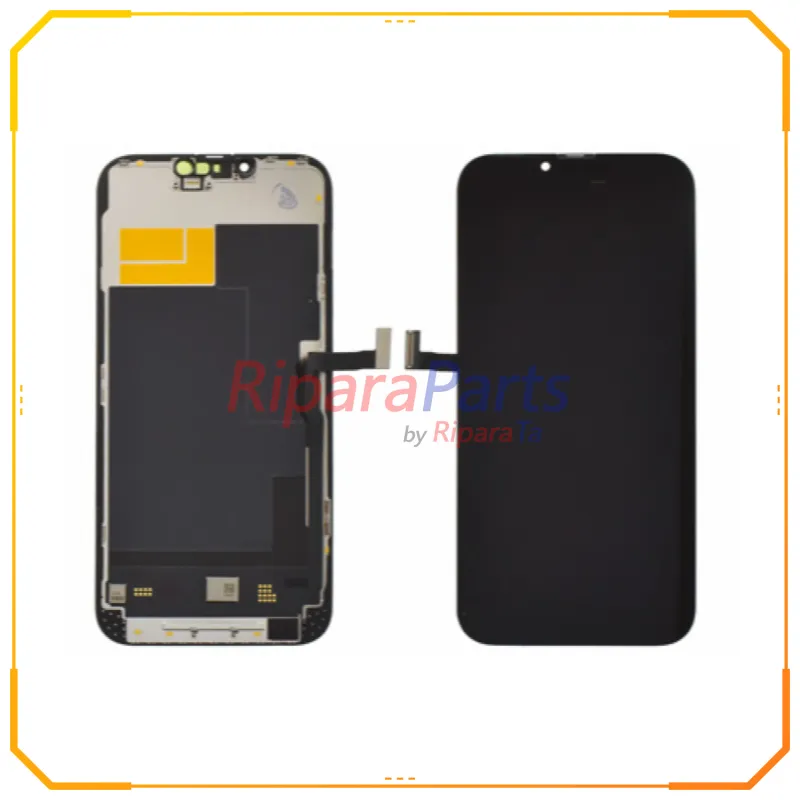 DISPLAY LCD SOFT OLED PARI ORIGINALE PER APPLE IPHONE 13 PRO MAX NERO
