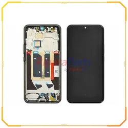 DISPLAY LCD TOUCH+FRAME TASTI LATERALI SERVICE PACK ORIGINALE PER REALME 14 PRO+ 5G BIANCO