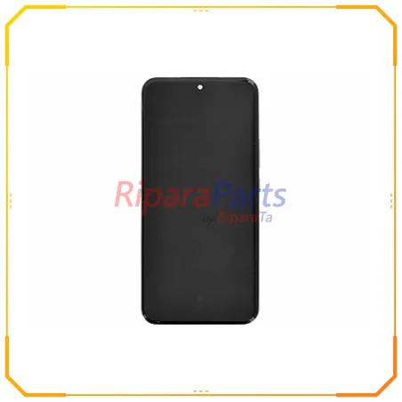 DISPLAY LCD TOUCH+FRAME TASTI LATERALI SERVICE PACK ORIGINALE PER REALME 14 PRO+ 5G BIANCO