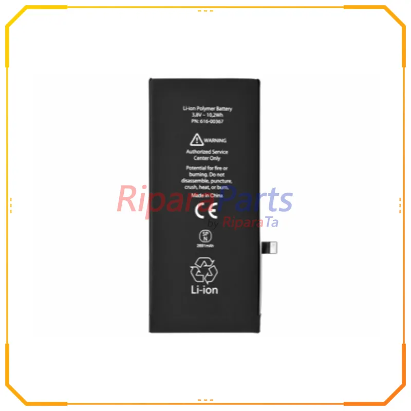 BATTERIA PER APPLE IPHONE 8 PLUS IPH8+ 2691MAH PARI ORIGINALE ZERO CICLI NERO