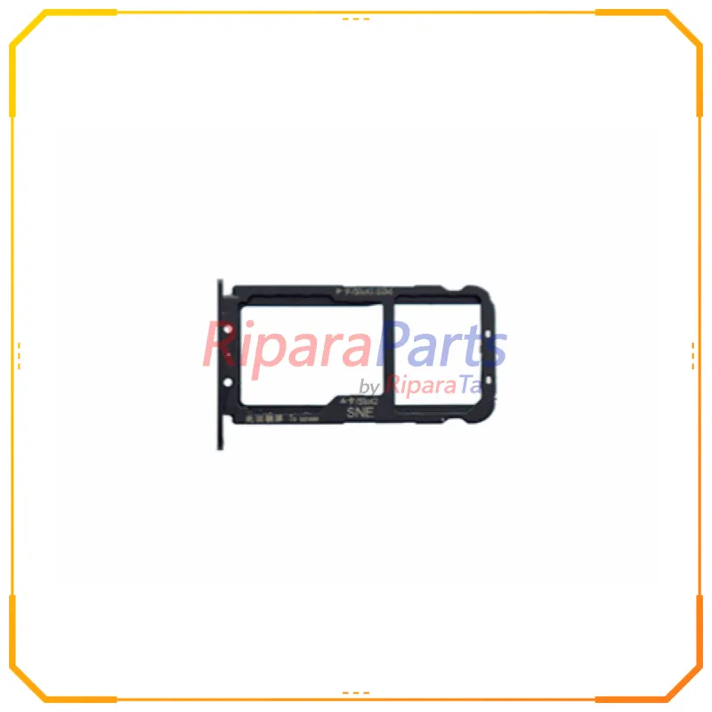 SPORTELLO SIM CARD/SD CARD + ALLOGGIO NERO PER HUAWEI MATE 20 LITE