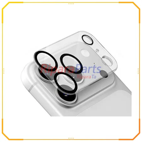 VETRO TEMPERATO PROTEZIONE CAMERA POSTERIORE 2 PEZZI PER APPLE IPHONE 18 PRO MAX TRASPARENTE