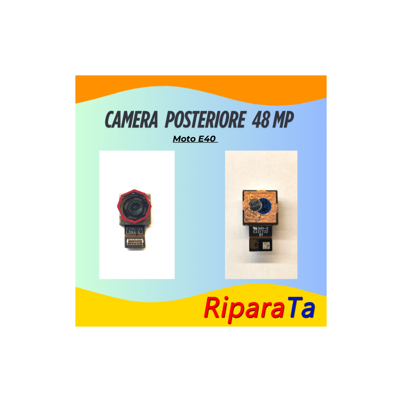 Fotocamera Posteriore 48MP per Motorola E40 | RiparaParts