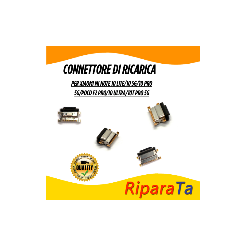 Connettore porta di ricarica per XIAOMI MI NOTE 10 LITE / 10 5G / 10 P
