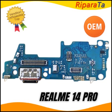 CONNETTORE RICARICA REALME 14 PRO  RMX5056  DOCK PCB MICROFONO LETTORE