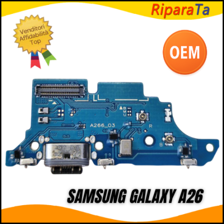 CONNETTORE RICARICA SAMSUNG GALAXY A26  SM-A266B  DOCK PCB MICROFONO O