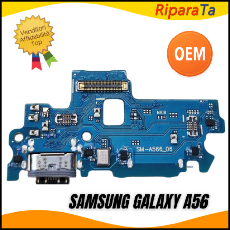 CONNETTORE RICARICA SAMSUNG GALAXY A56  SM-A566B  DOCK PCB MICROFONO L