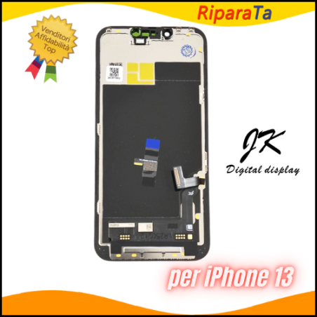 DISPLAY IPHONE 13 6,1"  JK INCELL FHD TOUCH SCREEN VETRO LCD | RiparaP