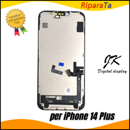 DISPLAY IPHONE 14 PLUS JK INCELL FHD TOUCH SCREEN VETRO LCD | RiparaPa